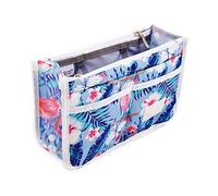Periea 'Signature' Luxury Handbag Organiser Insert - 3 Sizes - (Flamingo White, Small)