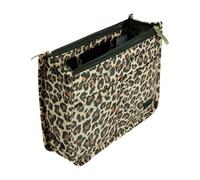 Periea 'Signature' Luxury Handbag Organiser Insert - 3 Sizes - (Gold Leopard, Small)