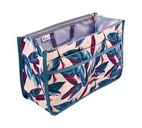 Periea 'Signature' Luxury Handbag Organiser Insert - 3 Sizes - (Peach Leaves, Large)