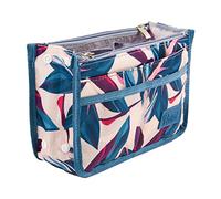 Periea 'Signature' Luxury Handbag Organiser Insert - 3 Sizes - (Peach Leaves, Small)