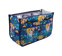 Periea 'Signature' Luxury Handbag Organiser Insert - 3 Sizes - (Tiger Toucan, Large)