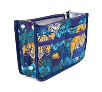 Periea 'Signature' Luxury Handbag Organiser Insert - 3 Sizes - (Tiger Toucan, Small)