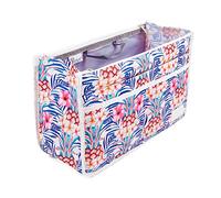Periea 'Signature' Luxury Handbag Organiser Insert - 3 Sizes - (White Pineapple, Large)