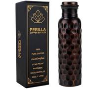 Perilla Home Copper Water Bottle Leak Proof 100% Pure - an Ayurvedic Copper Vessel - Drink More Water and Enjoy The Health Benefits Immediately/Yoga Bottle