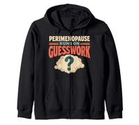 Perimenopause Brain Fog Menopause Midlife Gift Zip Hoodie