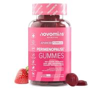 Perimenopause Gummies - Perimenopause Supplements with Red Clover, Sage Leaf, Zinc, Ashwagandha - Sugar-Free - Vegan - Peri & Menopause Supplements - Hormone Balance for Women - 60 Gummies - Novomins
