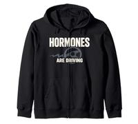 Perimenopause Humor Perimenopause Mood Swings Peri Menopause Zip Hoodie