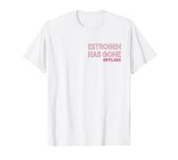 Perimenopause Women Menopause Estrogen Value Graphic T-Shirt, Men, White, XL