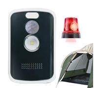 Perimeter Security Alarm - Motion Detection Sensor Portable | Security Alarm | PIR Human Body Detection System with Loud Siren Light Flash for Outdoor Camping Homes