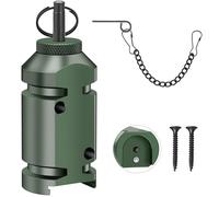 Perimeter Trip Alarm,12 Gauge Camping Trip Wire Alarm Device with 2pcs Screws,Early Warning Security System for Outdoor and Property Safety/Bear Deterrent -Dark Green (Adapter Not Included