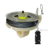Perimeter Warning Wire | Outdoor Safety Cable | 25m Fill Trap on Reusable Spool to Protect Camping, Hiking and Garden