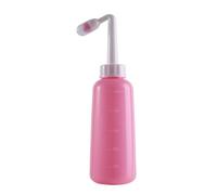 Perineal Bottle for Postpartum Care, 500ml Portable Handheld Upside Down Peri Bottles with Cover Postpartum Essentials for New Moms Perineal Recovery & Cleaning, Bidet Perineal Cleaning Tool (Pink)