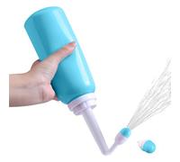 Perineal Bottle for Postpartum Care, 500ml Portable Handheld Upside Down Peri Bottles with Cover, Postpartum Essentials for New Moms Perineal Recovery & Cleaning, Sky-Blue..