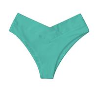 Period Bikini Bottoms Bikini Tankini Swimsuit Briefs Swimsuit Briefs Bottom Bathing Suit Underwear Swimwear Women's Brazilian Bikini Thong Bottom Mint Green