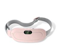 Period Heating Pad & Menstrual Cramp Massager - 3 Heat Levels and Vibration Massage Modes for Back/Period Pain Relief for Women Ladies Girls