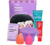 Period Kit for Girls - Menstrual Cups For Beginners - Best Removal Stem - Tampon and Pad Alternative - Every Cup Purchased One is Given to Woman in Need! - Teen Gift