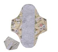 Period Pads - Washable Waterproof Leak Proof Pantyliners | 9.06 Inches Soft Cotton Womens Pads for Period for Sensitive Skin Girls Adults Home Office Hotel Gym Dorm Daily Travel Sleep Sports