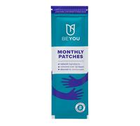 BeYou Period Patches for Period Pain Relief | This Pack of 5 All-Natural Ultra-Thin Pain Relief Patches are Vegan, Cruelty-Free, and Offer Great Muscle Pain Relief with 12-Hour Menthol & Eucalyptus