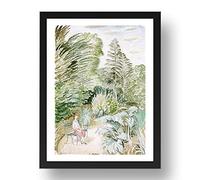 Period Prints Hampden Park 1928 by Eric Ravilious, vintage art, framed A3 reproduction poster print in 17x13 inch frame