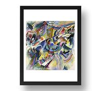 Period Prints Improvisation Gorge 1914 by Wassily Kandinsky, vintage art, framed A3 reproduction poster print in 17x13 inch frame