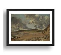 Period Prints John Constable: Weymouth Bay: Bowleaze Cove and Jordon Hill, vintage art, A3 reproduction in 17x13 (A3) Black Frame