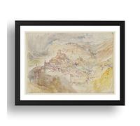 Period Prints Neckarsteinach on the Neckar, 1844 by Joseph Mallord William Turner RA, A3 reproduction in 17x13 inch frame