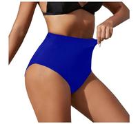 Period Swimwear for Women High Waisted Bikini Menstrual Leakproof Swim Bottoms Full Coverage Waterproof Period Pants Swimming Costume Blue