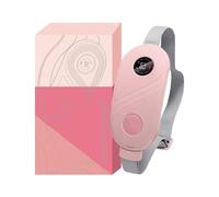 Period Warmer for Cramps, 3-Modes Heated Massage Belt, Cordless Massager for Back Abdomen Waist Home Bed Office Travel Sleep Work Study Rest Reading Women
