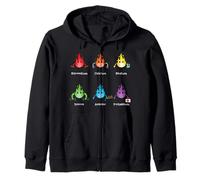 Periodic Elements Chemistry Lovers Science Teacher Zip Hoodie