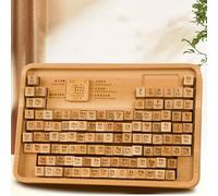 Periodic Table,20 Wood Puzzle Pieces, with 5-Position Adjustable Backrest, Chinese and English Comparison, for Teacher/Student