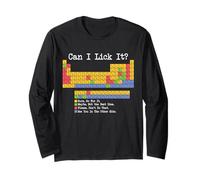 Periodic Table Can I Lick It Funny Science Teacher & Student Long Sleeve T-Shirt