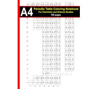 Periodic Table Coloring Notebook for Chemistry, Science Studies, and Educational Fun | A4: 100 pages | Perfect for Students to Learn Chemistry, Explore the Periodic Table, and Enhance Science Skills