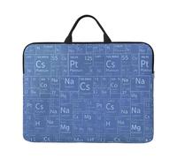 Periodic Table Elements 14-Inch Laptop Case, Portable Laptop Computer Sleeve With Zipper Closure