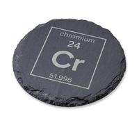 Periodic Table Engraved Coaster Elements Molecule Chemistry Physics Science Laser Engraved Gift, Wedding, Birthday, Anniversary, Christmas (Round)