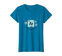 Periodic Table Humor: Ar Ar Ar That's Argon Laughing T-Shirt, Women, Sapphire, XS