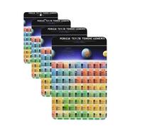 Periodic Table Of Elements Car Air Fresheners 4 Pcs Funny Hanging Car Air Fresheners Cute Long Lasting Scented Mirror Hanging Decoration Ornaments Gift For Men Women Rectangle