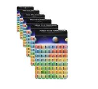 Periodic Table Of Elements Car Air Fresheners 6 Pcs Funny Hanging Car Air Fresheners Cute Long Lasting Scented Mirror Hanging Decoration Ornaments Gift Auto Interior Decor For Men Women Rectangle