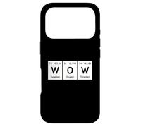 Periodic Table of Elements Chemistry Fun Words WOW Case for iPhone 17 Pro