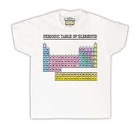 Periodic Table of Elements Geek Kids T-Shirt, White, 9-11 Years