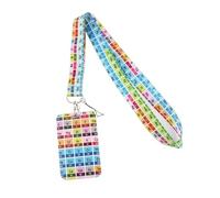Periodic Table of Elements Neck Strap Lanyards Keychain Holder, Chemistry, ID Card Pass, Lariat Teachers