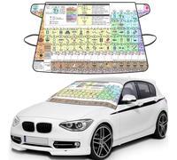 Periodic Table Of Elements Print Car Windshield Snow Cover, Windshield Cover For Ice And Snow Automotive Accessories