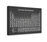 Periodic Table of Elements, Study Mural Canvas Poster Bedroom Decor Landscape Office Room Decor Gift 16x24inch(40x60cm)