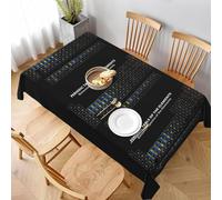 Periodic Table of Elements Tablecloth Rectangular 140x180 cm - 3D Printed Science Pattern Table Cover and Table Cloth - Wipe Clean Waterproof Polyester Fabric for Garden, Kitchen, Party, Picnic 1171v