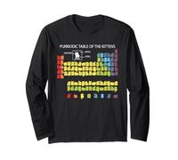 Periodic Table of Kittens Funny Cat Chemistry Funny Cat Long Sleeve T-Shirt
