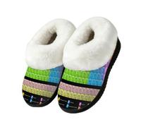 Periodic Table Of The Elements Boot Slipper Indoor Outdoor House Shoes M