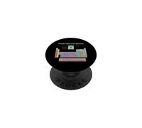 Periodic Table Of The Elements Chemistry Science Teacher PopSockets Adhesive PopGrip