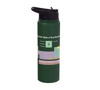 Periodic Table of The Elements Chemistry Science Teacher Stainless Steel Insulated Water Bottle