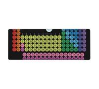 Periodic Table Of The Elements,Mouse Pad Large Desk Pad Computer Keyboard Mouse Mat With Non Slip Rubber Base 30 x 80 cm