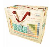 Periodic table storage bag Rex London Jumbo Beige 58x28x48 cm
