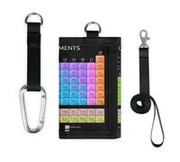 Periodic Table Wallet Slim Small Pocket Money Organisers Bag Periodic of The Elements Lightweight Portable Change Purse